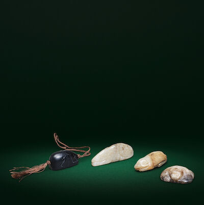 A GROUP OF FOUR ANIMAL CARVINGS Song to Ming Dynasty (4)