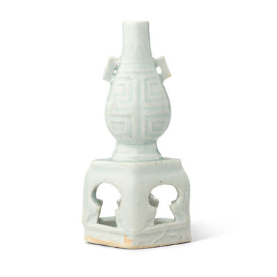 A QINGBAI ALTAR VASE Yuan Dynasty