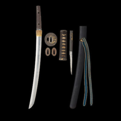 KANEFUSA LINEAGE A Mino Wakizashi in Attractive Mounts Muromachi period (1333-1573), 16th century