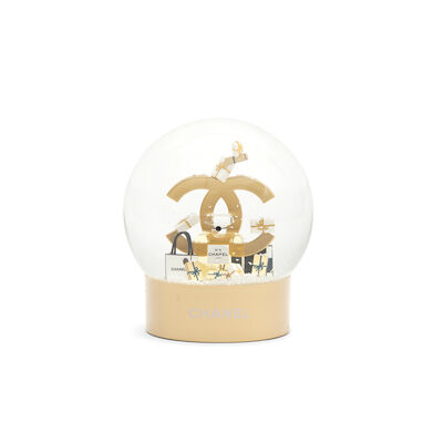 Chanel Beauté: a Gift Bag and CC Snow Globe VIP gift, 2023 (includes box and outer sleeve)