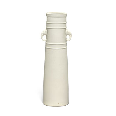 A BLANC-DE-CHINE 'ELEPHANT' VASE Qing Dynasty (2)