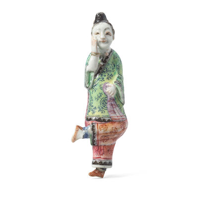 AN EXTREMELY RARE 'DOCTOR'S MODEL' SNUFF BOTTLE Qing Dynasty, 1820-1880 (2)