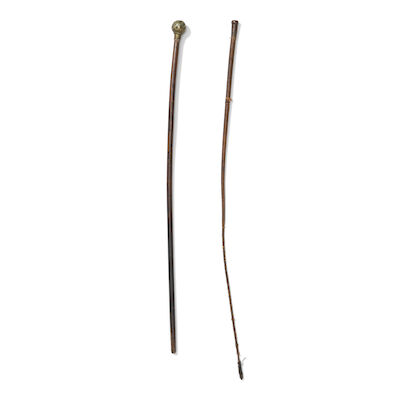A riding crop, a Royal Air Force swagger stick and the cords from an Arab headdress given by T.E. Lawrence, 'Lawrence of Arabia' (1888-1935) to John H. Harvey (1911-1997) England and Arabian Peninsula, 20th Century(3)
