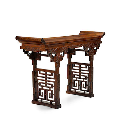 A HONGMU ALTAR TABLE Late Qing Dynasty