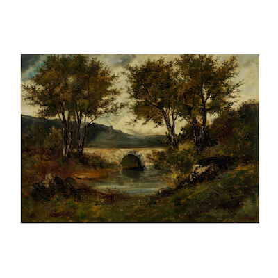 Gustave Courbet (Ornans 1819-1877 La Tour-de-Peilz) et Atelier Le Petit Pont