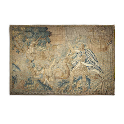 Tapisserie à sujet biblique "Le Déluge", Flandres du début du XVIIIe siècleA Flemish biblical tapestry, depicting "The Deluge", early 18th century