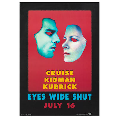 Eyes Wide Shut: Withdrawn Advance U.S. One-Sheet Poster, Warner Bros, 1999