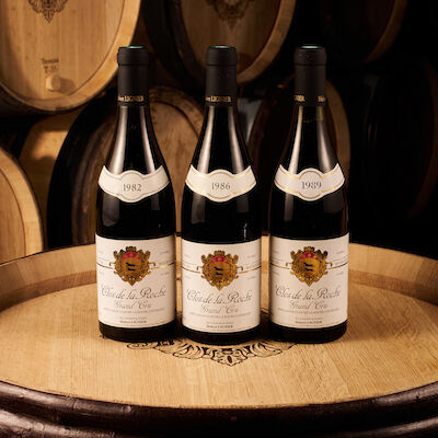 Vertical of Domaine Hubert Lignier, Clos de la Roche Grand Cru, 1982, 1986 & 1989 (3 x 750ml) and an Annual Allocation