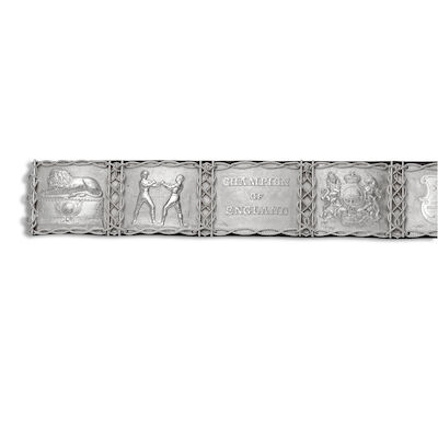 BOXING'S EARLEST-KNOWN SURVIVING CHAMPIONSHIP BELT The belt awarded to John C. Heenan following the "Great Fight" with Tom Sayers in April 1860