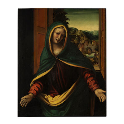Atelier de Fernando Yáñez de la Almedina (Almedina 1475-1537) Mater dolorosa