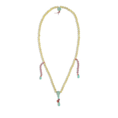 A PORCELAIN COURT NECKLACE, CHAOZHU 20th century