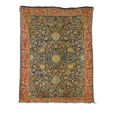 A William Morris design 'Hammersmith' carpet Second half 20th century Size including fringe: 431cm x 298cm