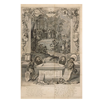 Johan Michael Roth, Augsburgisches lubel-Bedachtniis dasist alle Sinreiche Inventiones oder so genandte Iubel-Bemahlde welche im Jahr Christi 1730 [...], celebrating the bicentenary of the Augustan Confession, one of the key documents of the Lutheran Church and of the Protestant Reformation, and its