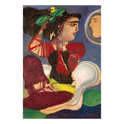 DIMITRIS MYTARAS (1934-2017) Femme au miroir