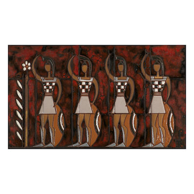 PANOS VALSAMAKIS (1900-1986) Quatre Guerriers
