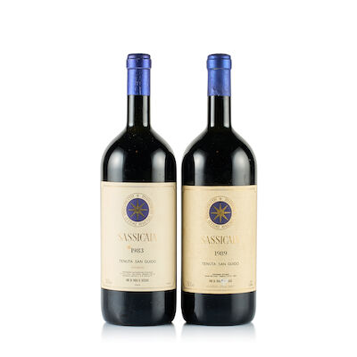 Tenuta San Guido, Bolgheri, Sassicaia, 1983 & 1989 (2 x Magnum)