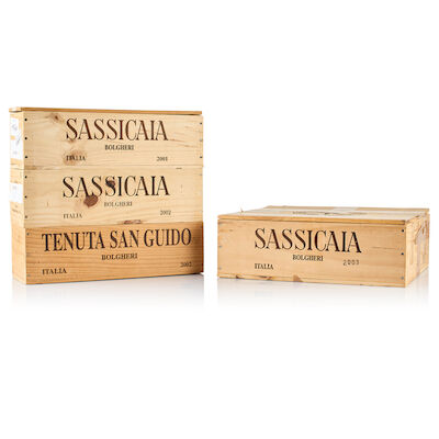 Vertical of Tenuta San Guido, Bolgheri, Sassicaia, 2000, 2001, 2002 & 2003 (6 x Magnum)