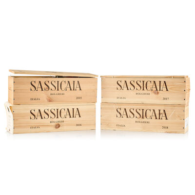 Vertical of Tenuta San Guido, Bolgheri, Sassicaia, 2015, 2016, 2017 & 2018 (4 x Magnum)