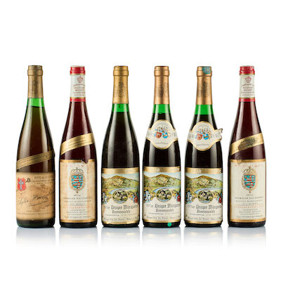 Mixed Lot of German Beerenauslese, 1971 & 1972 (6 x 750ml)