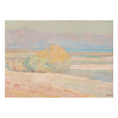 CONSTANTINOS MALEAS (1879-1928) Buisson/ Plage au Liban
