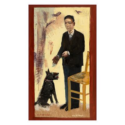 EDOUARDOS SAKAYAN (born 1957) Le maître du chien