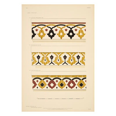 Colonel S. S. Jacob, Jeypore Portfolio of Architectural Details, Prepared under the Supervision of Colonel S. S. Jacob, CIE, Issued under the Patronage of His Highness Maharaja Sawai Madhu Singh, GCSI of Jeypore, 6 volumes London, Bernard Quaritch, photolithographed by W. Griggs & Sons, 1890(6)