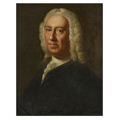 English School, late 18th Century Portrait of a gentleman, bust-length, in black