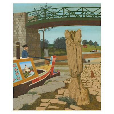 Bernard Carter (British, 1920-2014) Worn Bollard