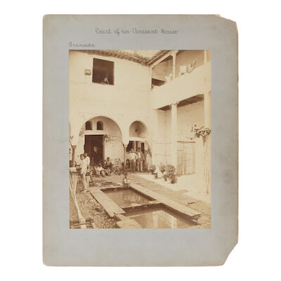 A collection of photographs of Spain including Granada, The Alhambra and the Alcázar of Seville Spain, circa 1880(14)