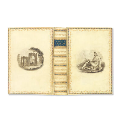 BINDING - EDWARDS OF HALIFAX-- WATTS (W.) The Seats of the Nobility... Views, FORE-EDGE PAINTING, 1779