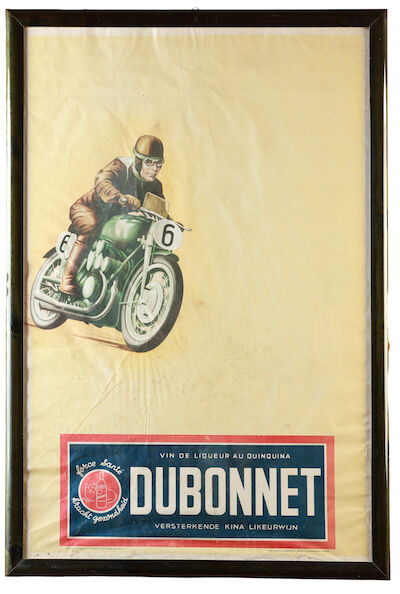A Dubonnet advertising poster, Belgian, 1950s