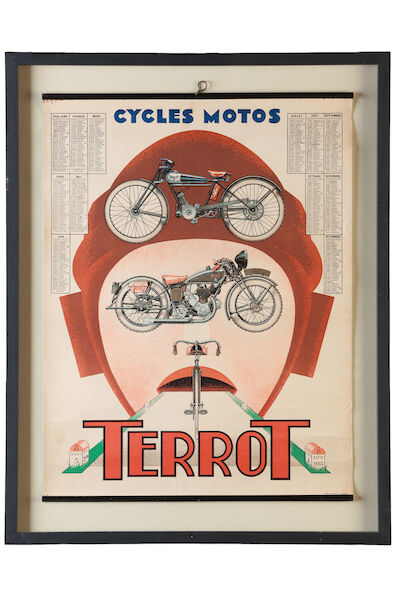 A Terrot advertising calendar for 1934