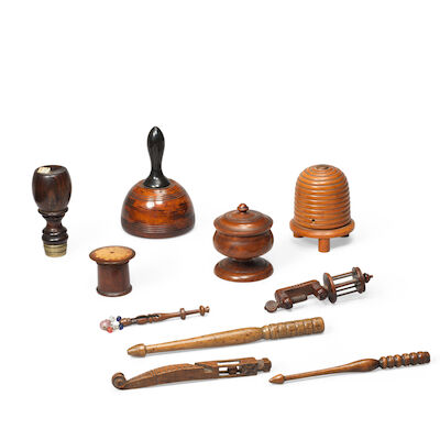 A collection of treen Late 18th century to late 19th century (10)