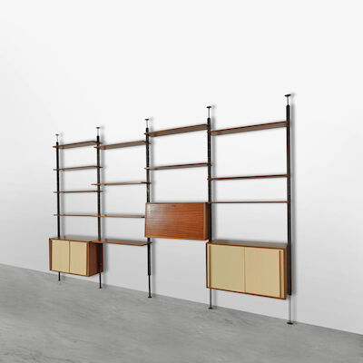 RICHARD NEUTRA (1892-1970) Bibliothèque murale
