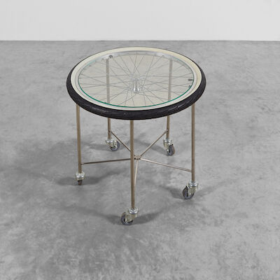 FRANÇOIS ARNAL (1924-2012) Table d'appoint Véli Vélo