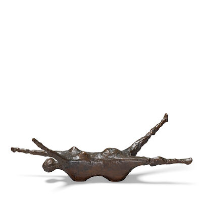 Kenneth Armitage (1916-2002) Sprawling Woman (small version) 65.6 cm. (25 3/4 in.) (Conceived in 1957 and cast by Susse Fondeur, Paris)