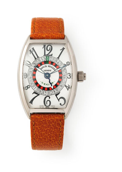Franck Müller: VEGAS Roulette of 18k white gold, ref. 5850. Mechanical movement with automatic winding, cal. FM 2800. 2000s.