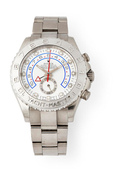Rolex: Yacht-Master II of 18k white gold, ref. 116689. Mechanical movement with automatic winding, cal. 4161. 2007.