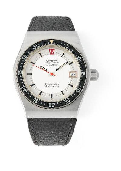 Omega: Seamaster Chronometer Electronic of steel, ref. 198.0016. Electronic tuning fork movement f300 Hz with date, cal. 1250. 1972.