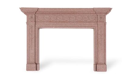 Jamb.: A porphyry chimneypiece, the 'Clarendon' model in a neoclassical design. England, 20th century.