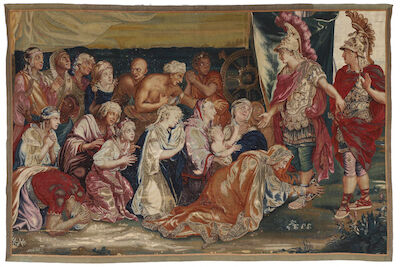 Tapestry from Alexander the Great series, after Charles Le Brun. Les Gobelins, Paris. Second half 17th century.