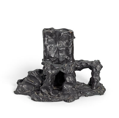 Per Kirkeby: "Model", 1993. Signed PK, 2/6 with foundry mark Schmäke Düsseldorf. Bronze. 21 x 29 x 27 cm. "Model", 1993. Signed PK, 2/6 with foundry mark Schmäke Düsseldorf. Bronze. 21 x 29 x 27 cm.