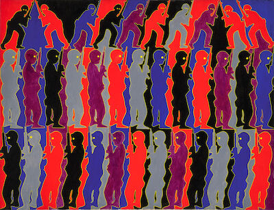 Albert Mertz: "Camouflage I", Paris 1965. Signed, titled and dated on the reverse. Oil on canvas. 89 x 116 cm. Unframed. "Camouflage I", Paris 1965. Signed, titled and dated on the reverse. Oil on canvas. 89 x 116 cm. Unframed.