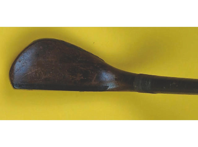 A scarce long nose putter, stamped "PHIL