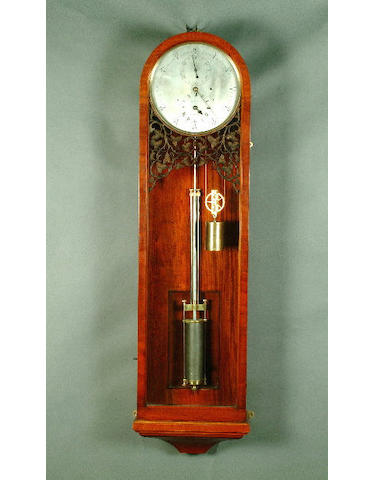 A Victorian mahogany wall mounted regulator,