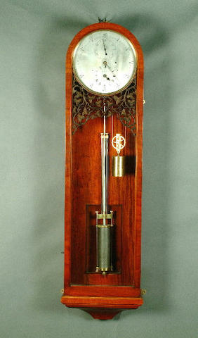 A Victorian mahogany wall mounted regulator,