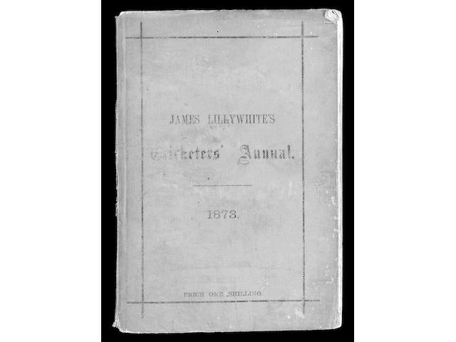 LILLYWHITE(James), CRICKETERS' ANNUAL, (29)