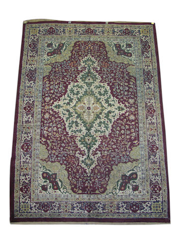 An Agra carpet,  North India,  258cm x 182cm
