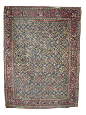 A pair of Isphahan Village rugs,  Nejafabad, Central Persia,  each approx: 146cm x 104cm,  (2)