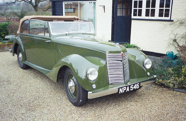 1949 Armstrong-Siddeley Typhoon Coupe de Ville  Chassis no. 0166523 Engine no. 166520